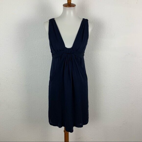 Graham And Spencer 100% Silk Deep V Neck Cocktail Party Dress Small Made In USA - Picture 10 of 10